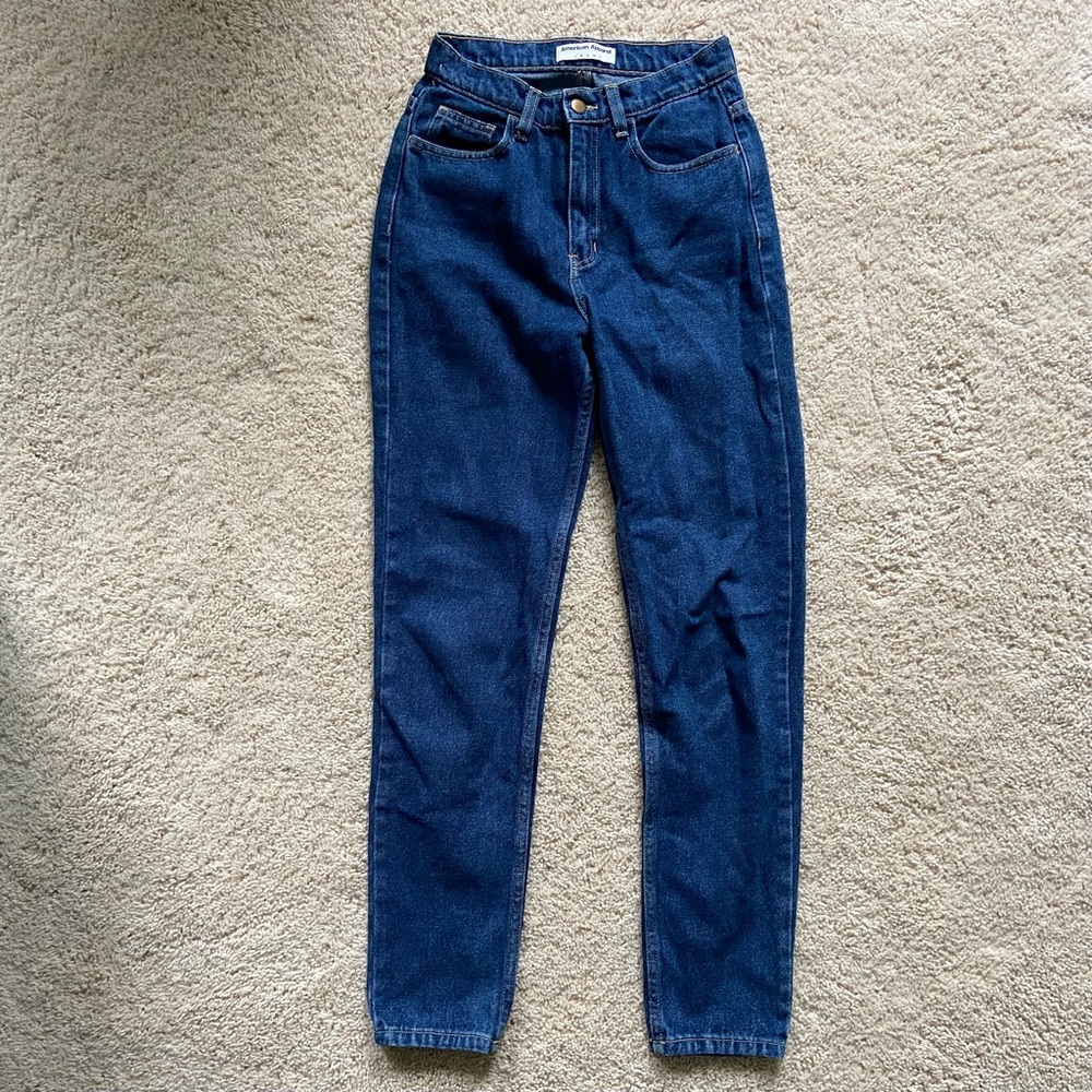 American Apparel High Waisted Mom Jeans
